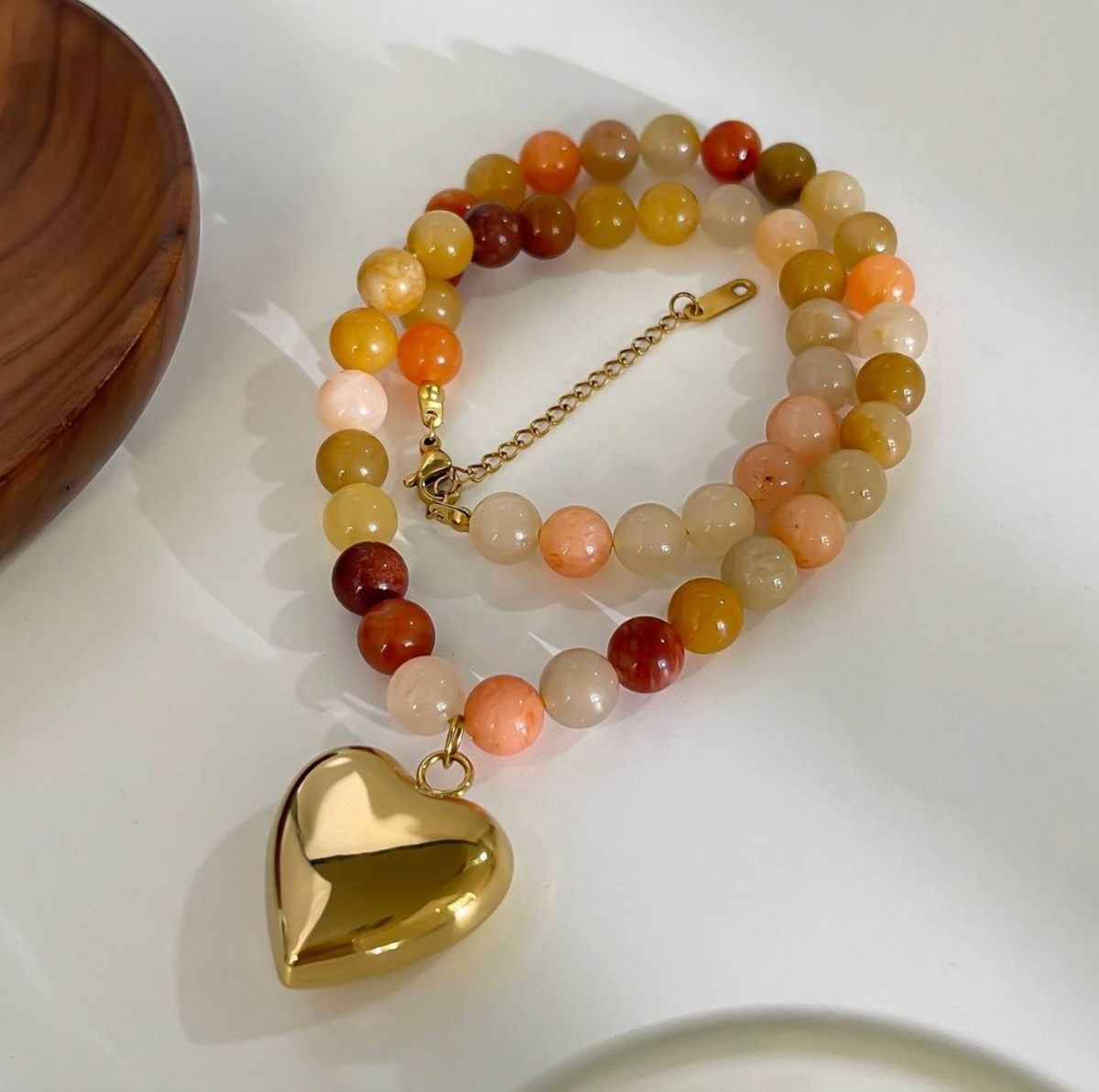 Lumière 18K Gold Elegance Necklace – Timeless Women's Luxury Jewelry