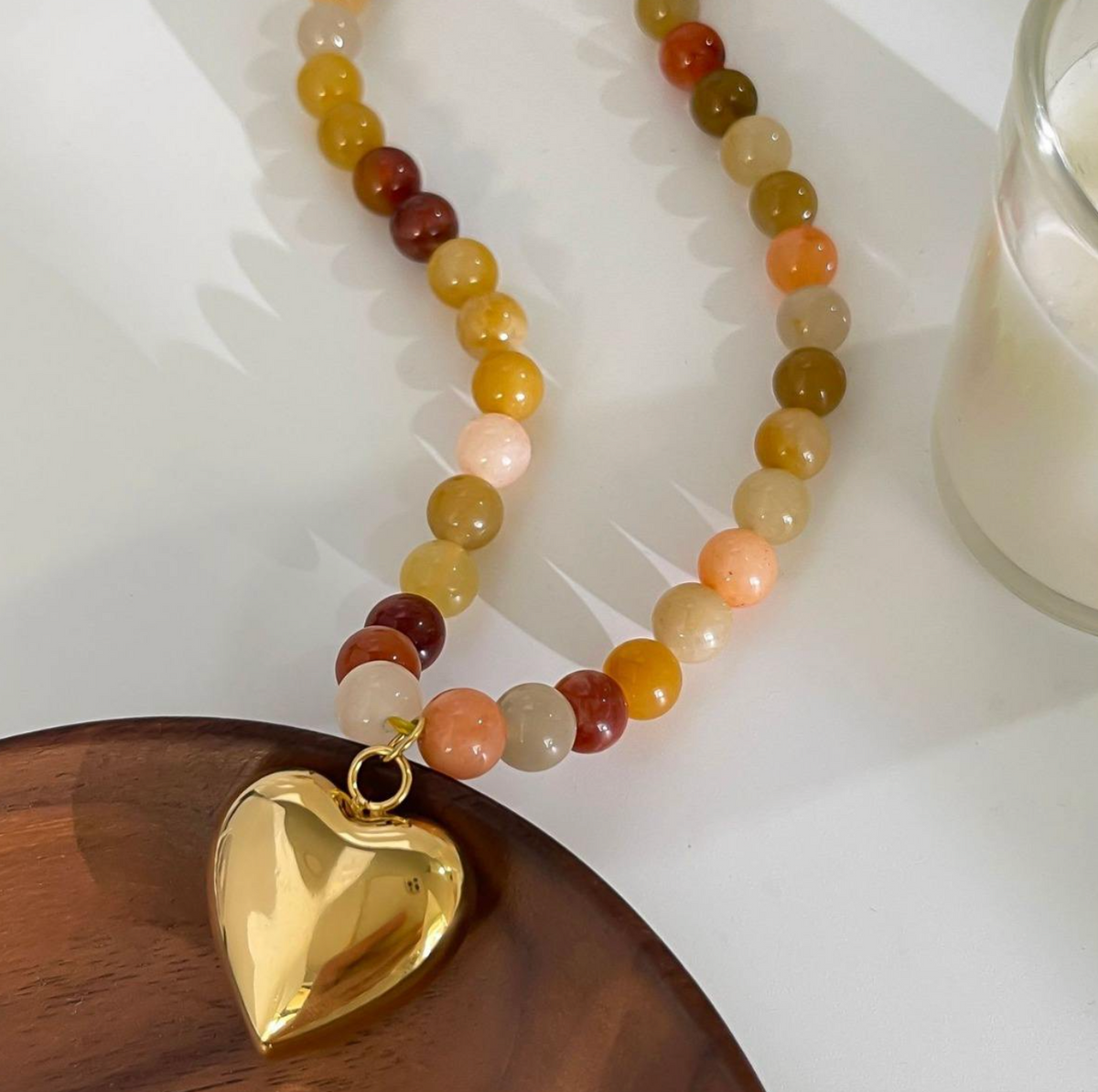Lumière 18K Gold Elegance Necklace – Timeless Women's Luxury Jewelry