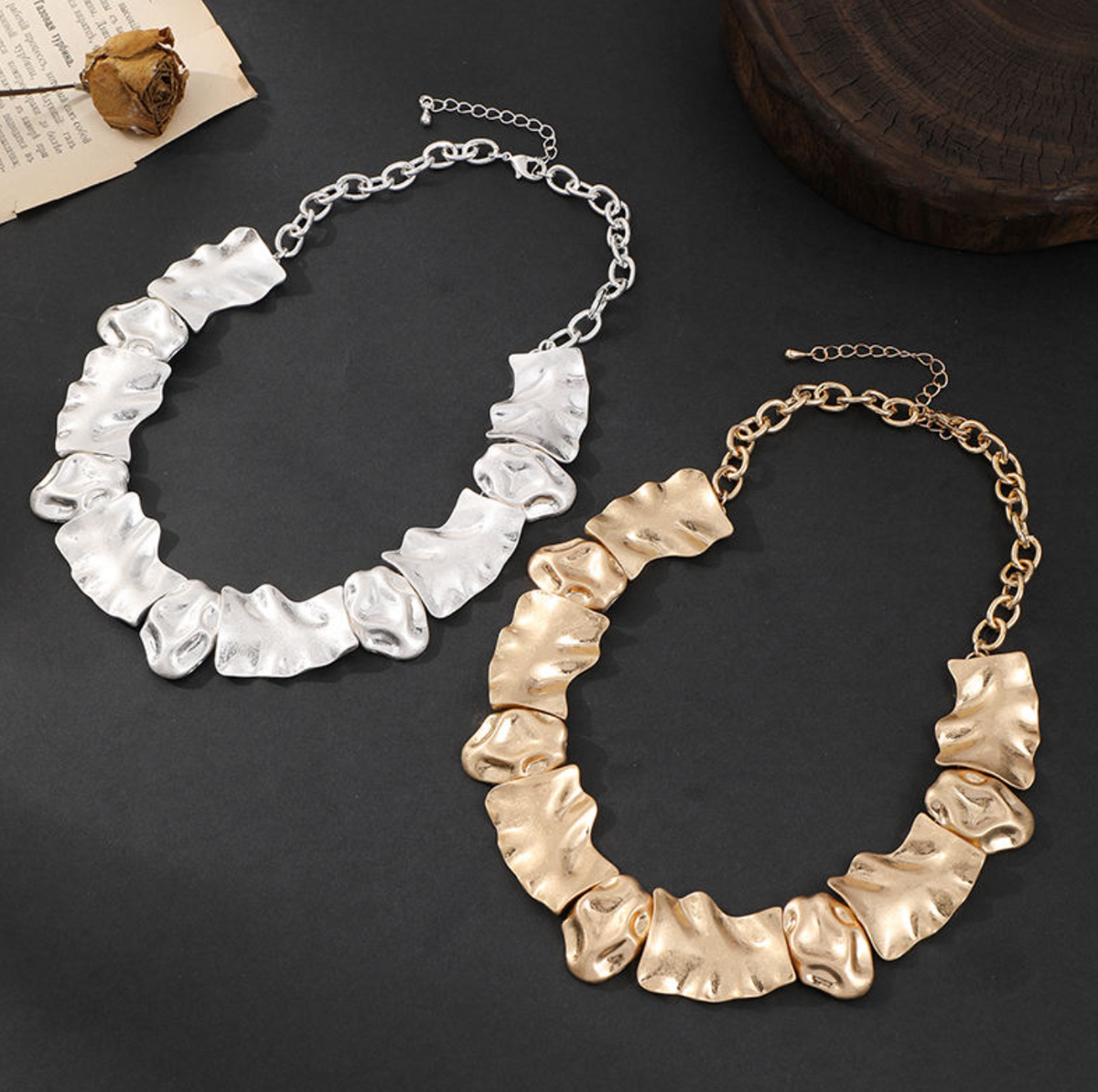 Aurelia Vintage Gold-Plated Statement Jewelry – Italian-Inspired Elegance