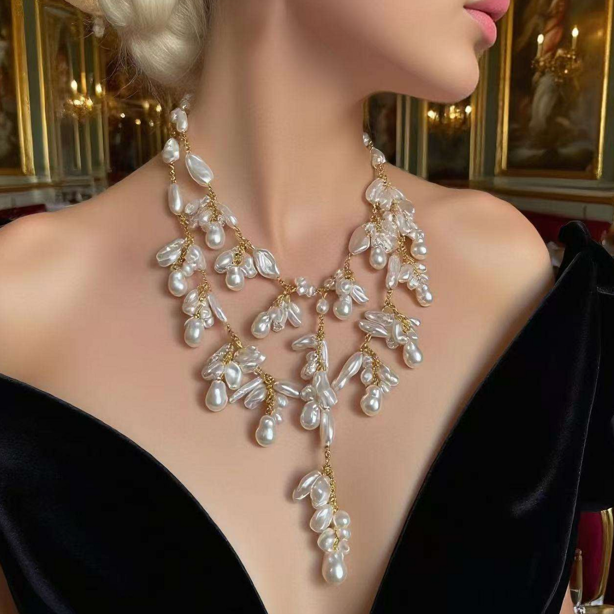 Amara Bohemian Statement Necklace – Personalized Layered Artisan Jewelry
